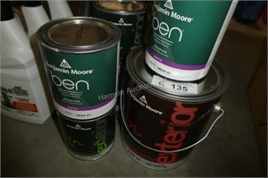 Benjamin Moore paint - 5 cans