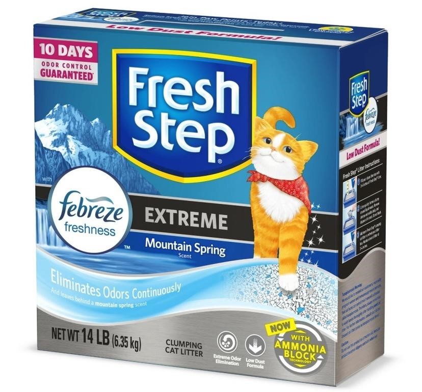 Fresh Step Extreme Scented Litter w Febreze 14LB