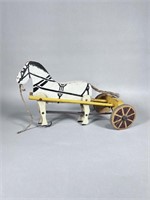 Sheffield Farms Horse Pull Toy Early 20th C.