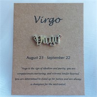 Virgo - Astrology Necklace Charm