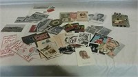 Trade cards, tokens postcards and miscellaneous