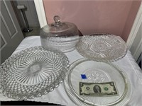 Assorted Clear Glass Pieces