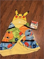 Pokmon hooded blanket and new toy