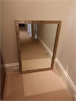 REGENT Etched Gold Brass  Mirror by Made Goods