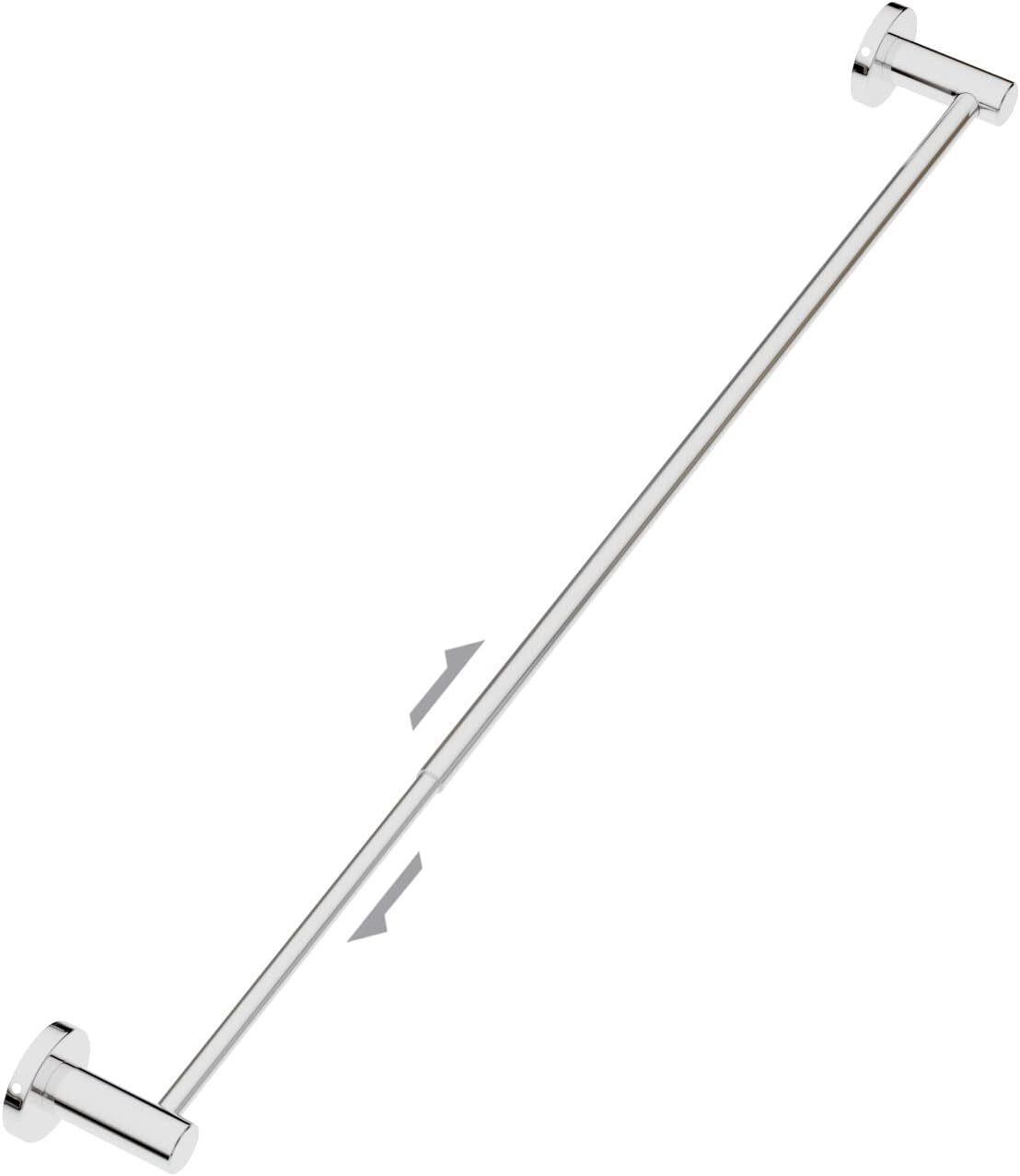 ZUEXT 23.6-42 Adjustable Chrome Bath Towel Bar