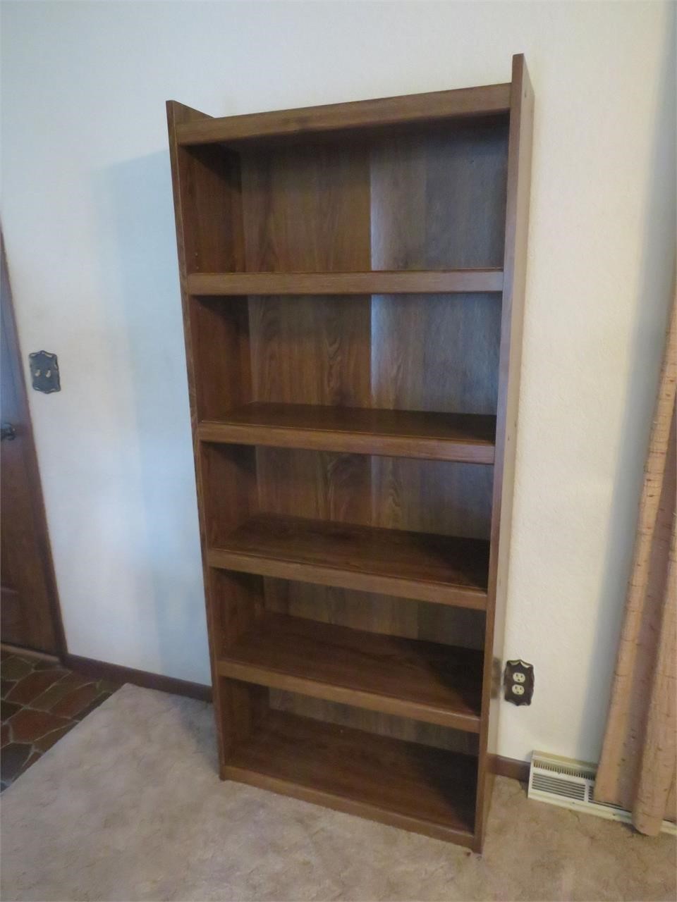 6-Tier Book Shelf with Adjustable Shelves