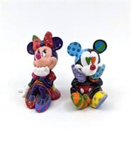 Romero Britto Mickey and Minnie Mouse