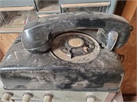 Vintage Black Rotary Phone