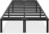 N3173  HAAGEEP Full Metal Platform Bed Frame, 14