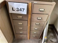 Metal drawer organizer & contents