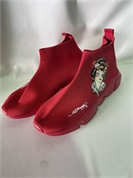 ED HARDY RED SHOES SIZE 9