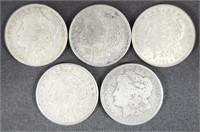 1921 Morgan Silver Dollars (5)