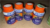4ct. Zicam Zinc+ Supplement