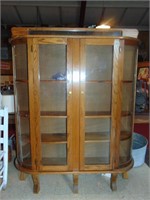 Glass Front Double Curio Cabinet