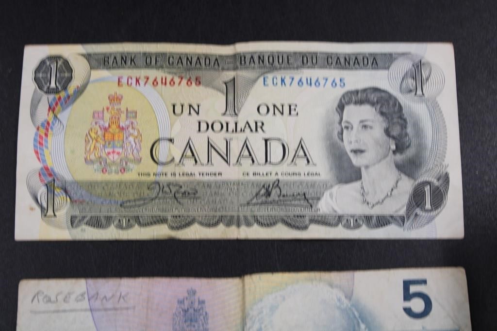 VINTAGE CANADIAN CURRENCY