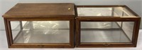 2 Tabletop Showcases Lot
