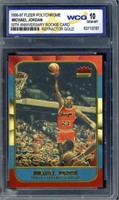 RARE MICHAEL JORDAN POLYCHROME GOLD BASKETBAL CARD