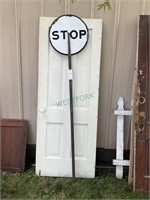 Vintage stop sign