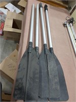 4 boat paddles