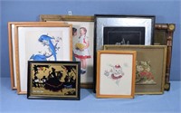 (8) Framed Prints incl. Silhouette