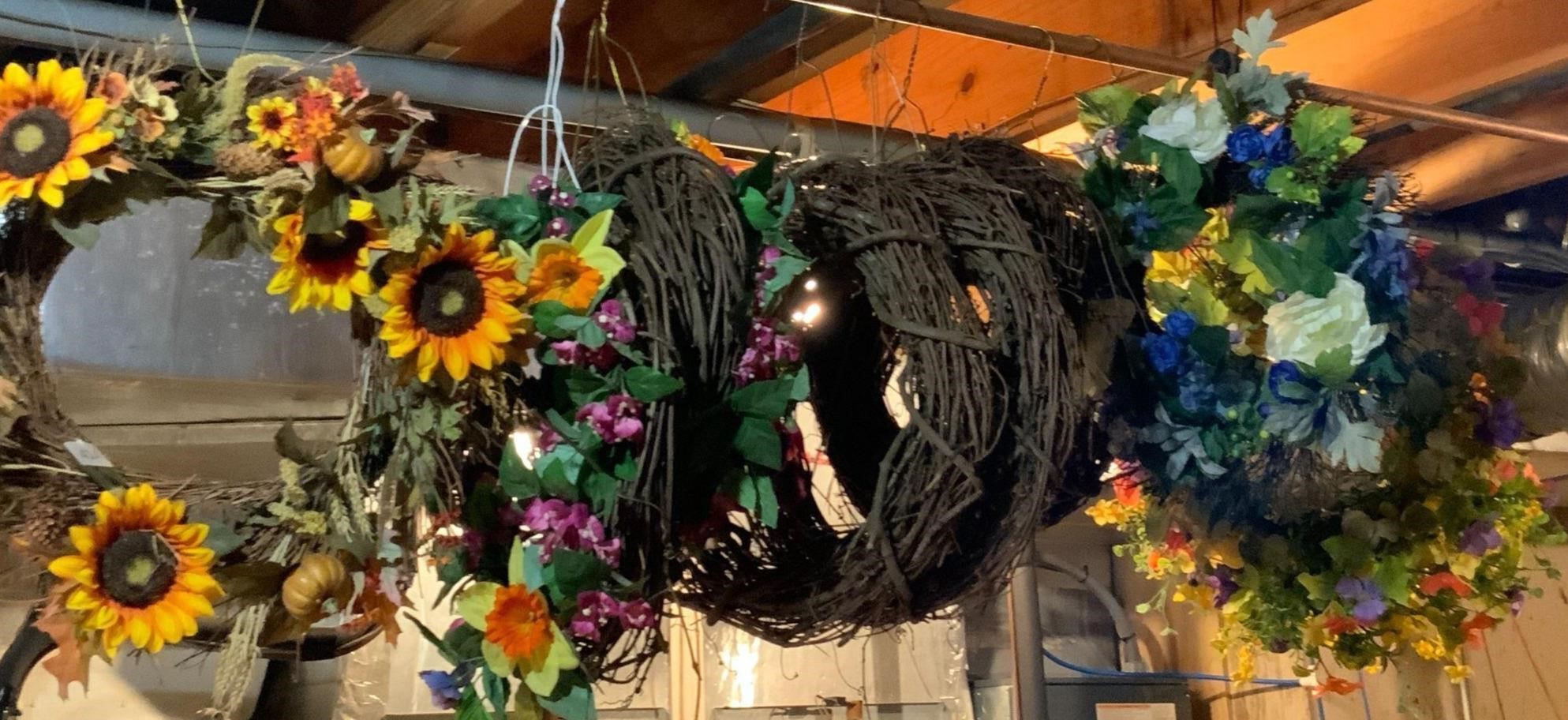 Wreaths Sunflowers Spring Flowers Vine+