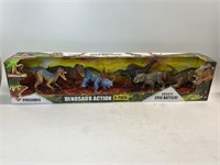 6-Pack Poseable Dinosaur Action Toys New!