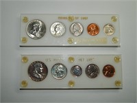 1957 Proof & Uncirculated Coins Sets Silver Half