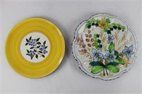 2 Stangl & H.P. Italian Porcelain Serving Platters