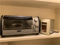 Bella toaster oven and Sears counter craft