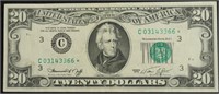 20 $ STAR FEDERAL RESERVE NOTE  XF EPQ
