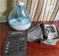 Ergonomic Calculator, BP Cuff, Humidifier