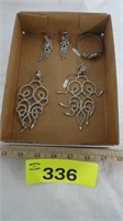 Jewelry – Necklace & Earring Set / Watch Lot