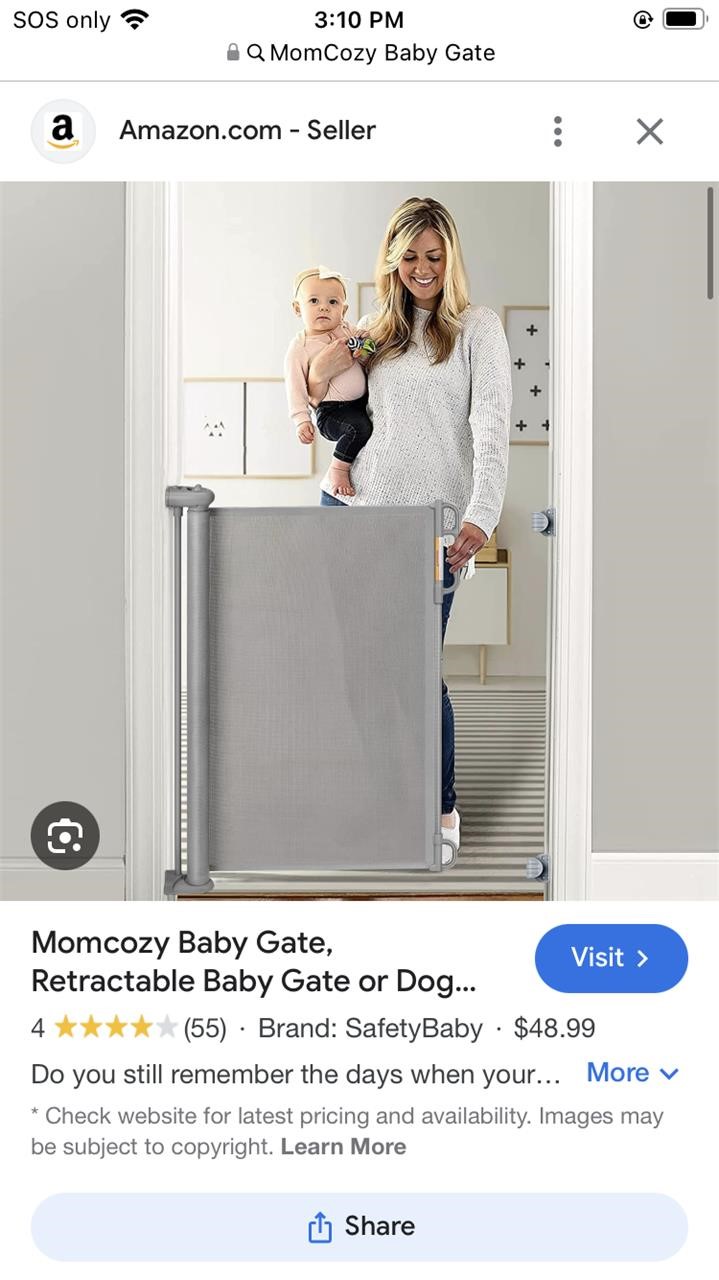 MomCozy Baby Gate