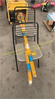 Folding chairs, conduit channel