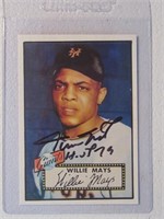 WILLIE MAYS SIGNED SPORTS CARD WITH SAY HEY HOLO