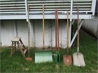 all yard tools & stepstool