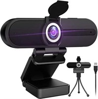 GoHZQ 4K Webcam with Microphone,8 Megapixel Web Ca