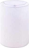 Wellmet White 6"x 6"x10" Lampshade, No Assembly