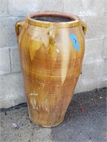 Terracotta pot, 30" h x 15" diam.