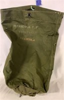 LARGE US NAVY MILITARY DUFFLE BAG AS IS