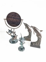 Tide Bronze Sea Creatures Sculpture