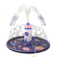 Rocket Sprinkler Water Play Mat