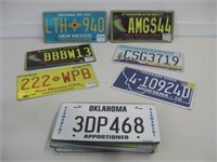Twenty Assorted License Plates