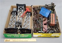 2 Flats of Toy Trains & Accessories