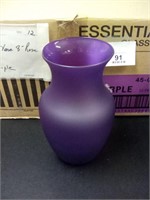 12-Vase 8" Purple