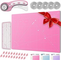 Pink 45mm Rotary Cutter & Mat Set