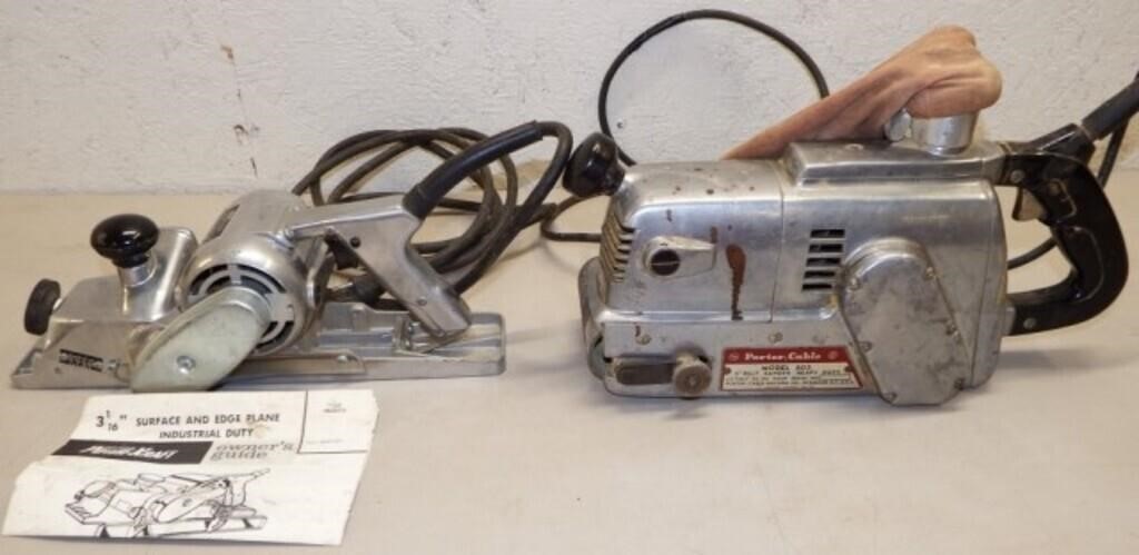 Vintage Chrome Power Tools - Planer & Sander