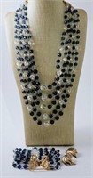Vintage "Bouche" Beaded Necklace Lot