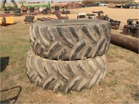 (2) Armstrong 24.5 x 32 Tires #