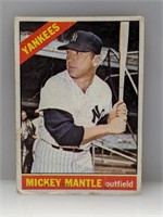 1966 Topps Mickey Mantle #50 Creases